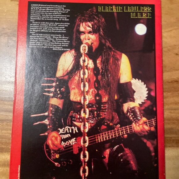 Kerrang Rock Music British Magazine Lot of 5 Heavy Metal 80s - Picture 6 of 16